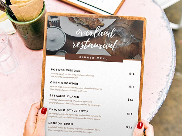Cafe / Restaurant Menüleri
